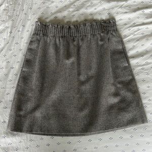 J Crew Factory - Grey paper bag style wool skirt - Size 4